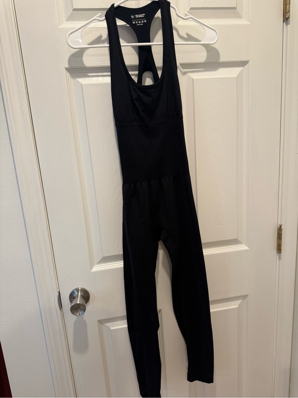 Black Racerback Women’s Bodysuit Jumpsuit